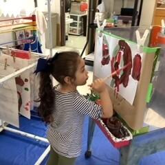 Elc Painting At Easel